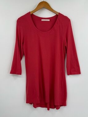 Peruvian Connection Azalea Tunic Top | Red | Medium